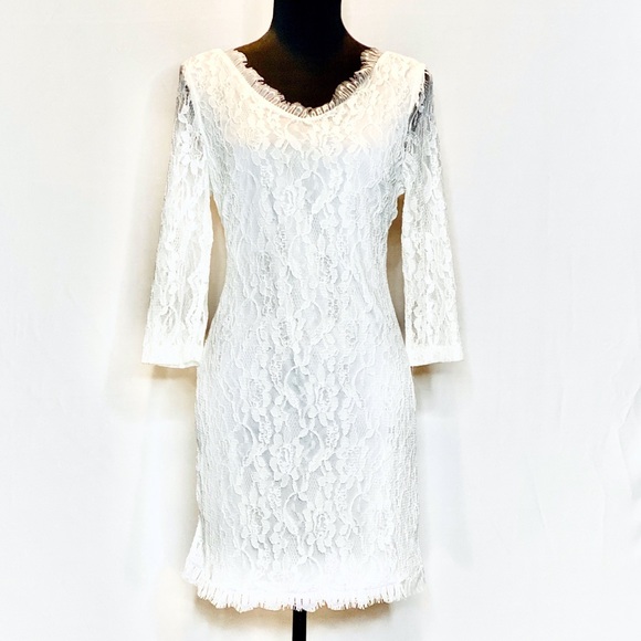 aspik Dresses & Skirts - White Lace Dress. . D013